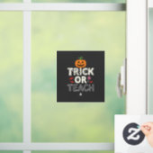 Trick or Teach Halloween Onderwijzer Ontwerp (2)_1 Raamsticker (Huis)