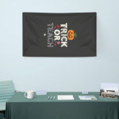 Trick or Teach Halloween Onderwijzer Ontwerp (2)_1 Spandoek (Beurs)