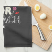 Trick or Teach Halloween Onderwijzer Ontwerp (2)_1 Theedoek (Quarter Fold)