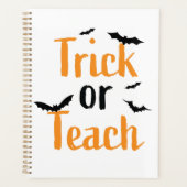 Trick or teach- Halloween ontwerp Planner (Voorkant)