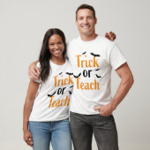 Trick or teach- Halloween ontwerp T-shirt (Unisex)