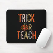 Trick or Teach Halloween School Classroom Herfst o Muismat (Met muis)