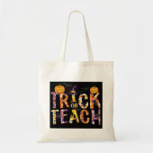 Trick or Teach/Halloween/Treat/Book/Laptop Tote Bag (Voorkant)