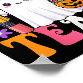 Trick Or Teach Leraar Potlood Geest Grappig Hallow Poster (Hoek)