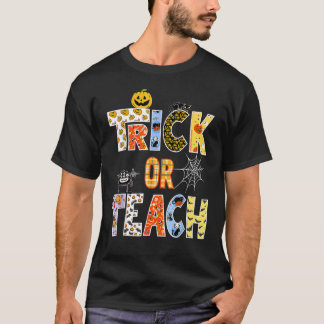 Trick or Teach Teacher Halloween Costume 2022 T-shirt