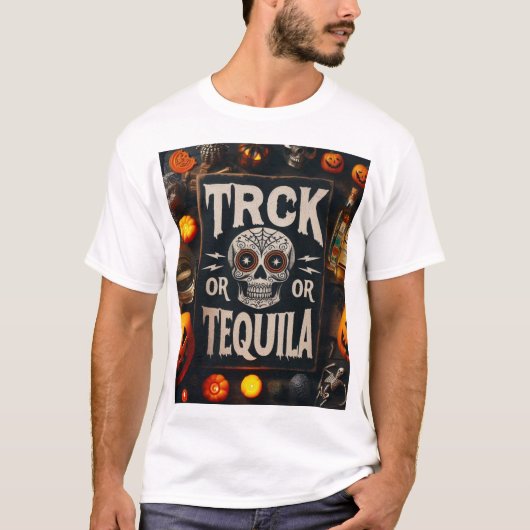 Trick or Tequila T-shirt (Voorkant)