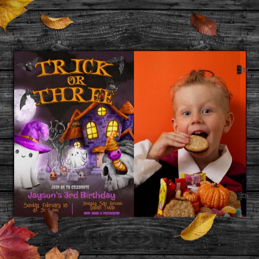 Trick or Three - Griezelen op de 3e verjaardag uit Kaart