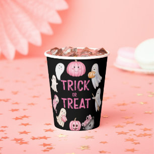Trick Or Three Halloween Geest 3de Verjaardagsfees Papieren Bekers