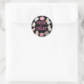 Trick Or Three Halloween Geest 3e Verjaardagsfeest Ronde Sticker (Tas)