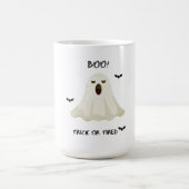 Trick or Tired – Funny Halloween Ghost Coffee Mug Koffiemok (Center)