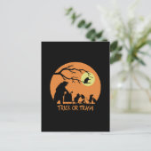 Trick or Trash Briefkaart (Staand voorkant)