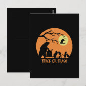Trick or Trash Briefkaart (Voorkant / Achterkant)