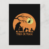 Trick or Trash Briefkaart (Voorkant)
