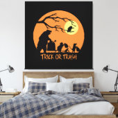 Trick or Trash Canvas Afdruk (Insitu (Slaapkamer))