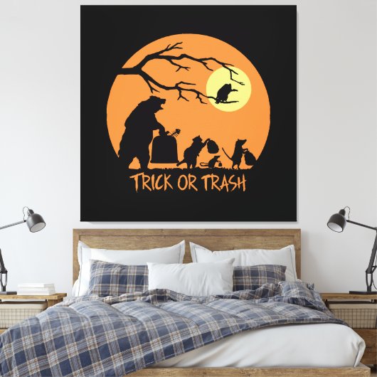 Trick or Trash Canvas Afdruk (Insitu (Slaapkamer))