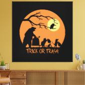 Trick or Trash Canvas Afdruk (Insitu (Woonkamer))