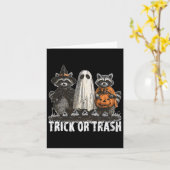 Trick Or Trash Kaart (Gele Bloem)