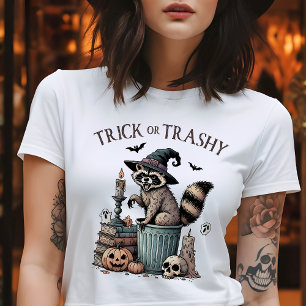 Trick or Trashy Vintage Wasbeer Halloween T-shirt