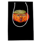 Trick or Treason Anti Halloween pompoen Trumpkin Medium Cadeauzakje (Voorkant)