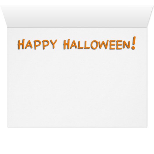 Trick or treat (Binenzijde Horizontaal (Onderkant))