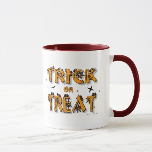 Trick or treat - 2-zijdige Ringer Mok (Rechts)