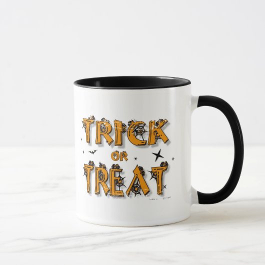 Trick or treat - 2-zijdige Ringer Mok (Rechts)