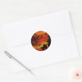 Trick or treat #4_ ronde sticker (Envelop)