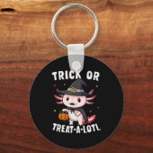 Trick Or Treat A Lotl Axolotl Halloween Costume Wi Sleutelhanger (Voorkant)