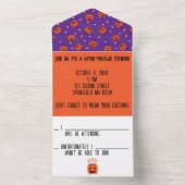 Trick or treat all in one uitnodiging (Binnen)