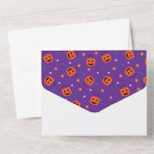 Trick or treat all in one uitnodiging (Achterkant)