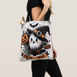 Trick or treat - Alleen heksensnacks Canvas tas