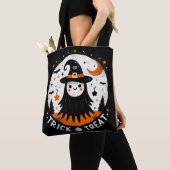 Trick or treat - Alleen heksensnacks Canvas tas (Dichtbij)