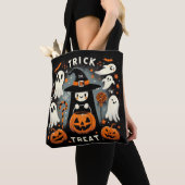 Trick or treat - Alleen heksensnacks Canvas tas (Dichtbij)