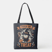 Trick or treat - Alleen heksensnacks Canvas tas (Achterkant)