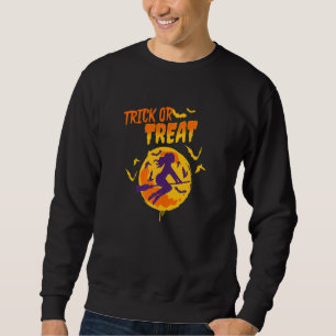 Trick or Treat Arme Hex Kostuum Volle Maan Vleermu Trui