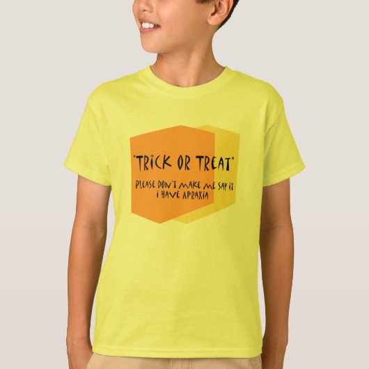 Trick or treat - Autisme T-Shirt (Voorkant)