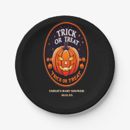 Trick or treat Baby shower Papier Bord