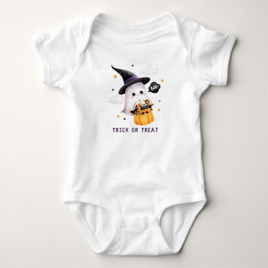Trick or treat baby T-shirt (Voorkant)