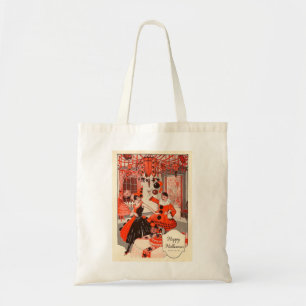 Trick or treat Bag 1920s  Halloween Tote Bag