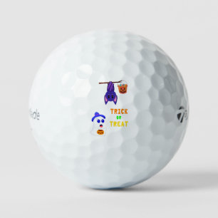 Trick or treat Bats Snoep 31 UK Oktober Halloween Golfballen