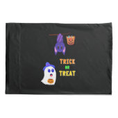 Trick or treat Bats Snoep 31 UK Oktober Halloween Kussensloop (Achterkant-Links)