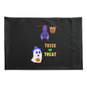 Trick or treat Bats Snoep 31 UK Oktober Halloween Kussensloop (Achterkant-Rechts)
