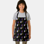 Trick or treat Bats Snoep 31 UK Oktober Halloween Schort (Insitu)