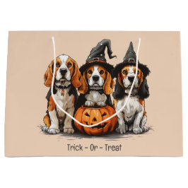 Trick or treat Beagle Dogs Groot Cadeauzakje