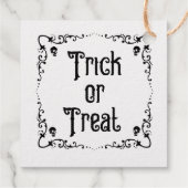 Trick or treat bedankjes labels (Achterkant)
