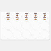 Trick or treat Beroemde Halloween Party Night Geze Labels (Vel)