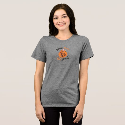 TRICK OR TREAT BFTG Tri-Blend SHIRT (Voorkant volledig)