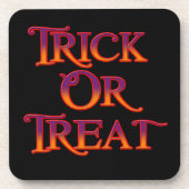 Trick or treat bier onderzetter (Voorkant)