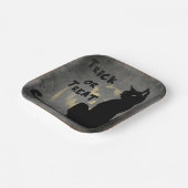 Trick or treat Black Cat Halloween Paper Bord (Gebogen)