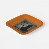 Trick or treat Black Cat Halloween Paper Bord (Gebogen)